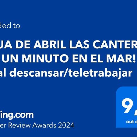 דירות לאס פאלמס דה גראן קנאריה Agua De Abril Las Canteras ¡En Un Minuto En El Mar! Ideal Descansar/Teletrabajar מראה חיצוני תמונה