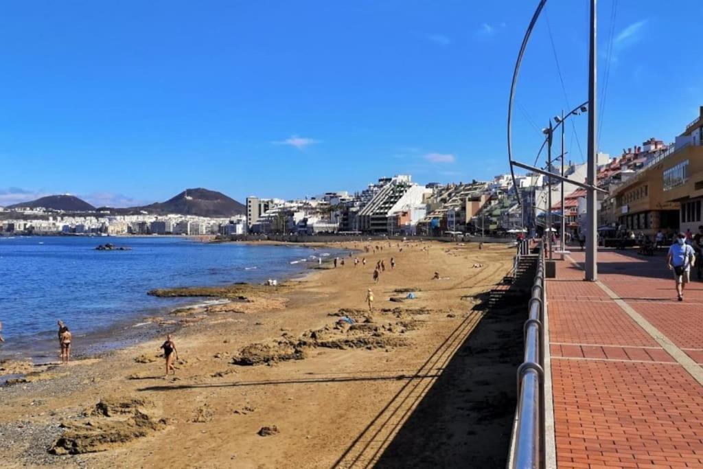 דירות לאס פאלמס דה גראן קנאריה Agua De Abril Las Canteras ¡En Un Minuto En El Mar! Ideal Descansar/Teletrabajar מראה חיצוני תמונה