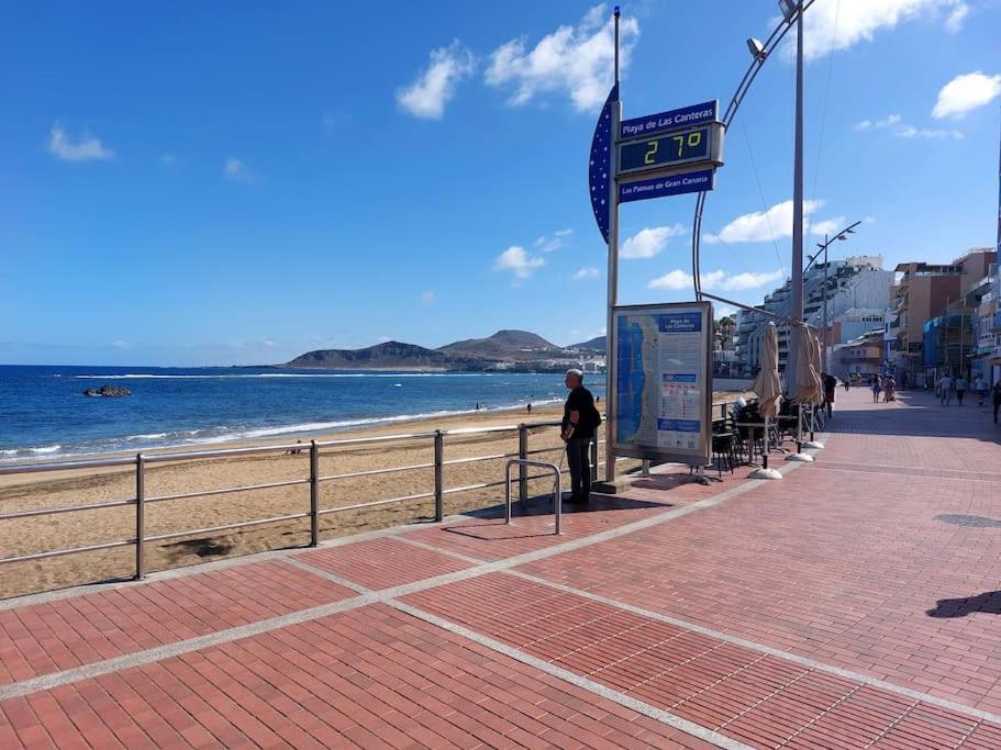 דירות לאס פאלמס דה גראן קנאריה Agua De Abril Las Canteras ¡En Un Minuto En El Mar! Ideal Descansar/Teletrabajar מראה חיצוני תמונה