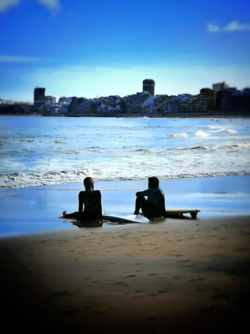 דירות לאס פאלמס דה גראן קנאריה Agua De Abril Las Canteras ¡En Un Minuto En El Mar! Ideal Descansar/Teletrabajar מראה חיצוני תמונה